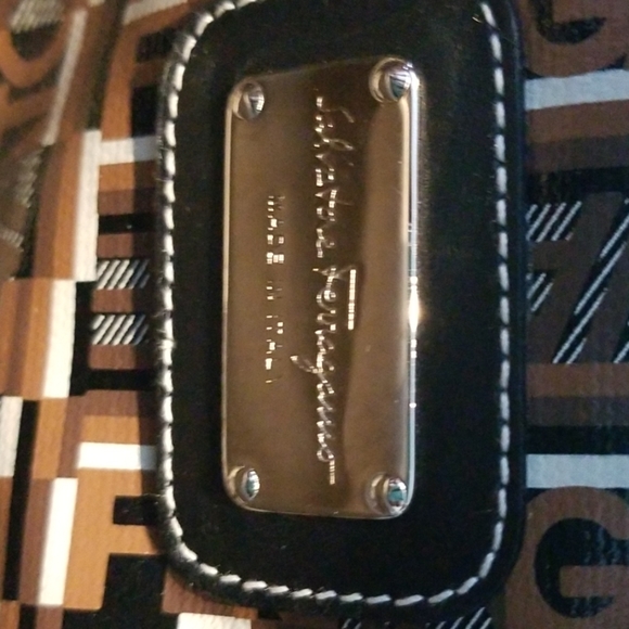 Salvatore Ferragamo signature print coated canvas - Picture 6 of 8